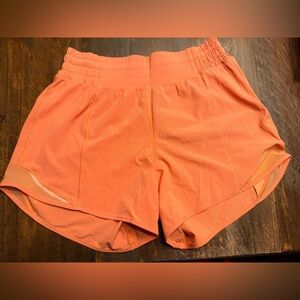 lululemon athletica Orange Athletic Shorts